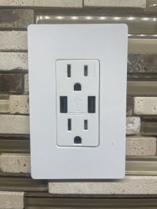 usb receptacle installation